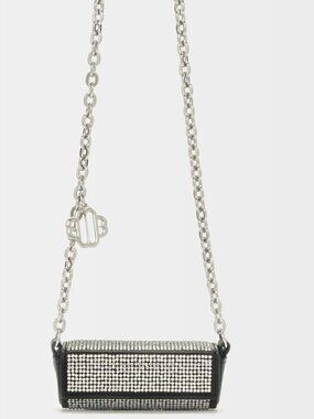 MAJE Fully rhinestone lipstick holder One Size NWT